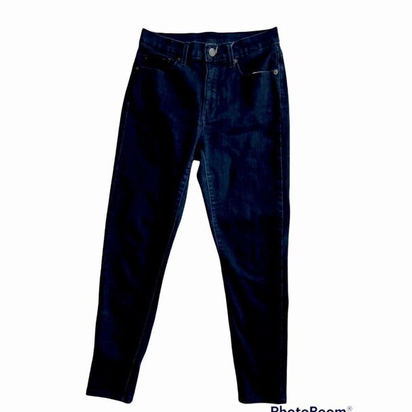 Banana Republic High-Rise Dark Wash Skinny Jeans size 26/2 - Picture 2 of 5